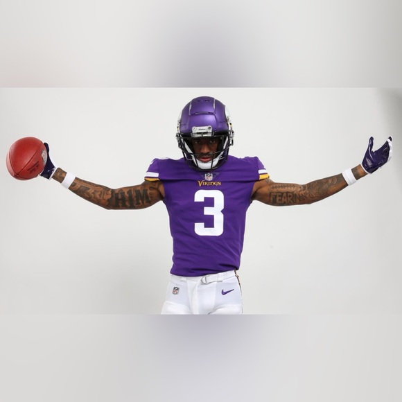 ONLY XL LEFT🏈 ADDISON🏈 MINNESOTA VIKINGS (NFL) ON FIELD NIKE JERSEY - Picture 12 of 14